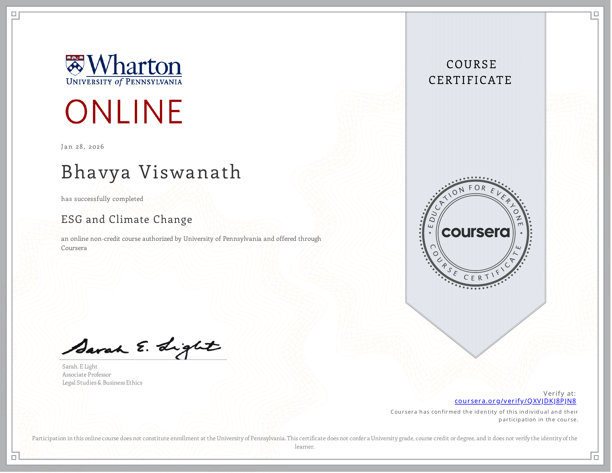 ESG and Climate Change